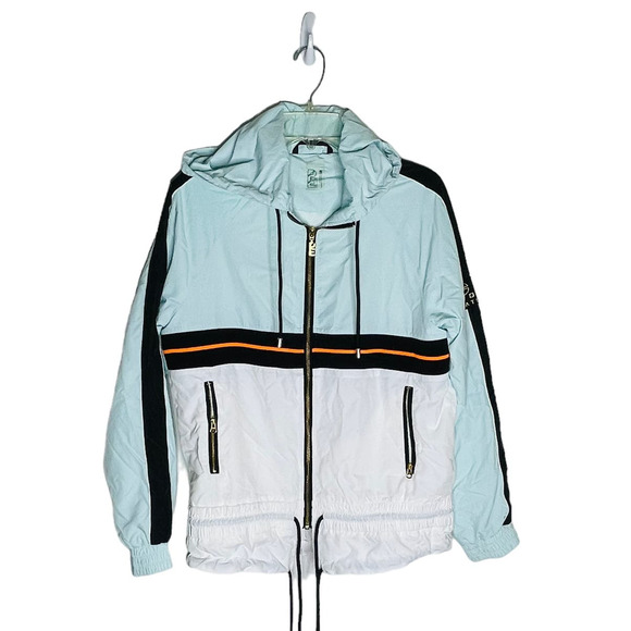 PE Nation Man Up Windbreaker Jacket Blue XS Activewear Athleisure Street Style - Picture 4 of 12